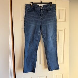 J. Jill Women's Smooth Fit Straight Leg Blue Jeans